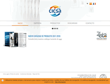 Tablet Screenshot of e-cicsa.com